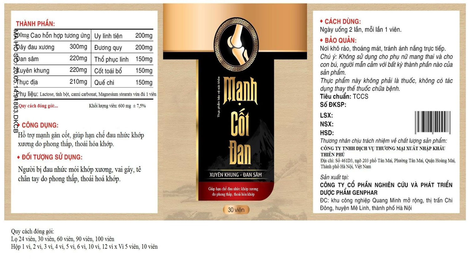 Nhà sản xuất thực phẩm chức năng dành cho xương khớp tại Hà Nội | Uy tín #1